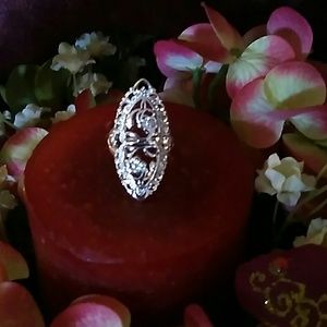 Sterling silver plated ring Size 10
